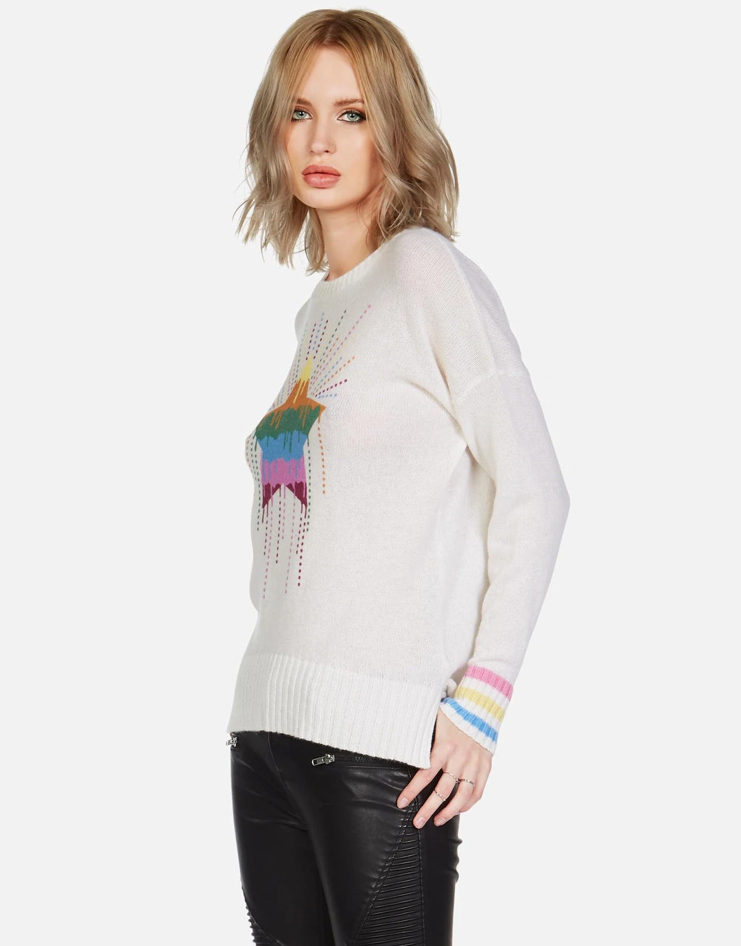 Lauren Moshi Vivian Dripping Heart Long Sleeve