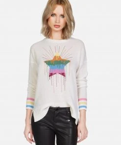 Lauren Moshi Vivian Dripping Heart Long Sleeve