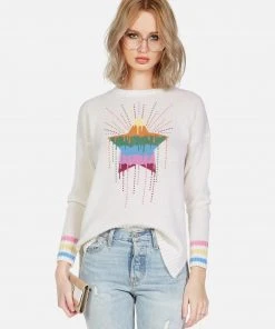 Lauren Moshi Vivian Dripping Heart Long Sleeve
