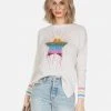 Lauren Moshi Vivian Dripping Heart Long Sleeve
