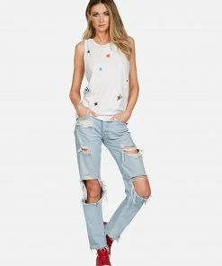 Lauren Moshi Peyton Evil Eye Elements Tanks