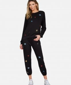 Lauren Moshi Noleta Evil Eye Elements Long Sleeve