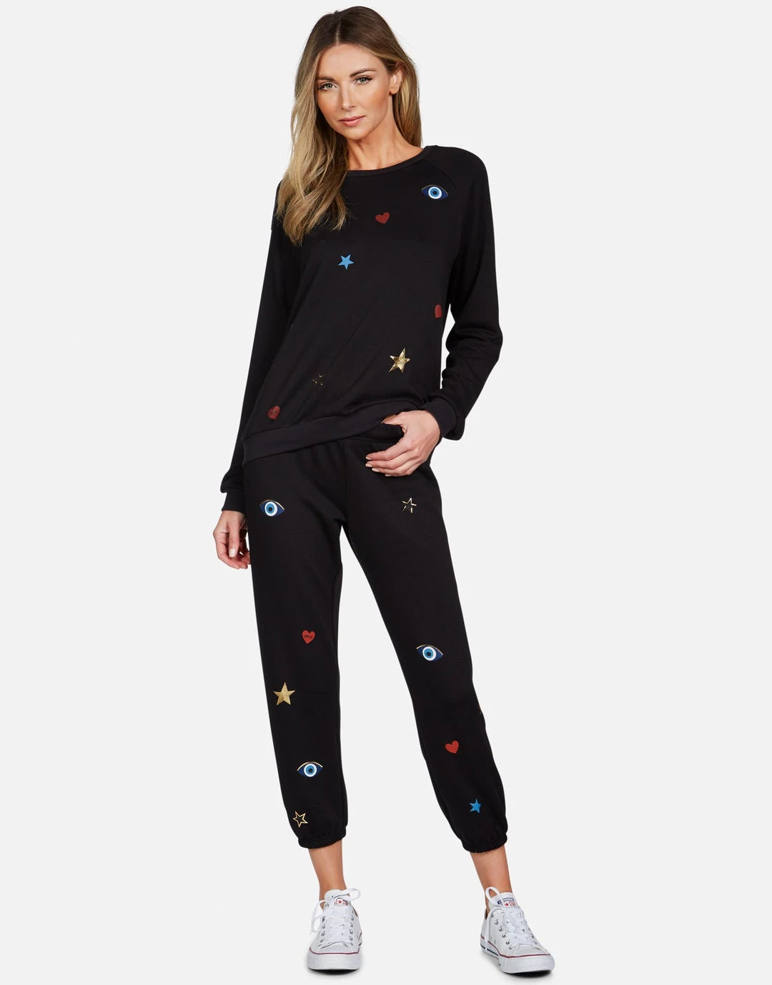 Lauren Moshi Noleta Evil Eye Elements Long Sleeve