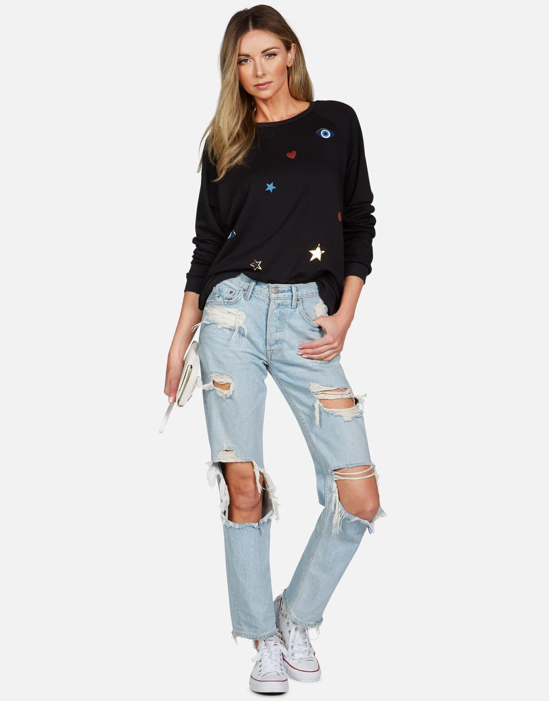 Lauren Moshi Noleta Evil Eye Elements Long Sleeve