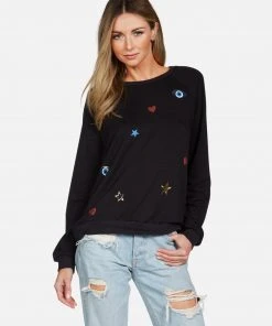 Lauren Moshi Noleta Evil Eye Elements Long Sleeve