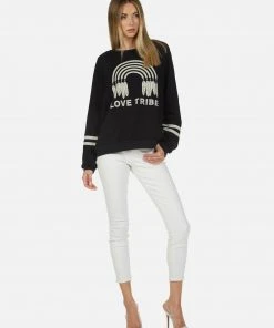 Lauren Moshi Noleta Feather Love Tribe Long Sleeve