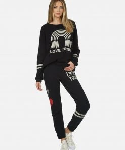 Lauren Moshi Noleta Feather Love Tribe Long Sleeve