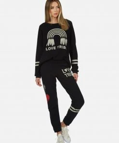 Lauren Moshi Noleta Feather Love Tribe Long Sleeve