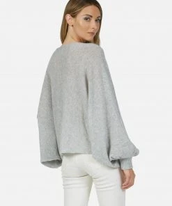 Lauren Moshi Long Sleeve Sash Feather Rainbow