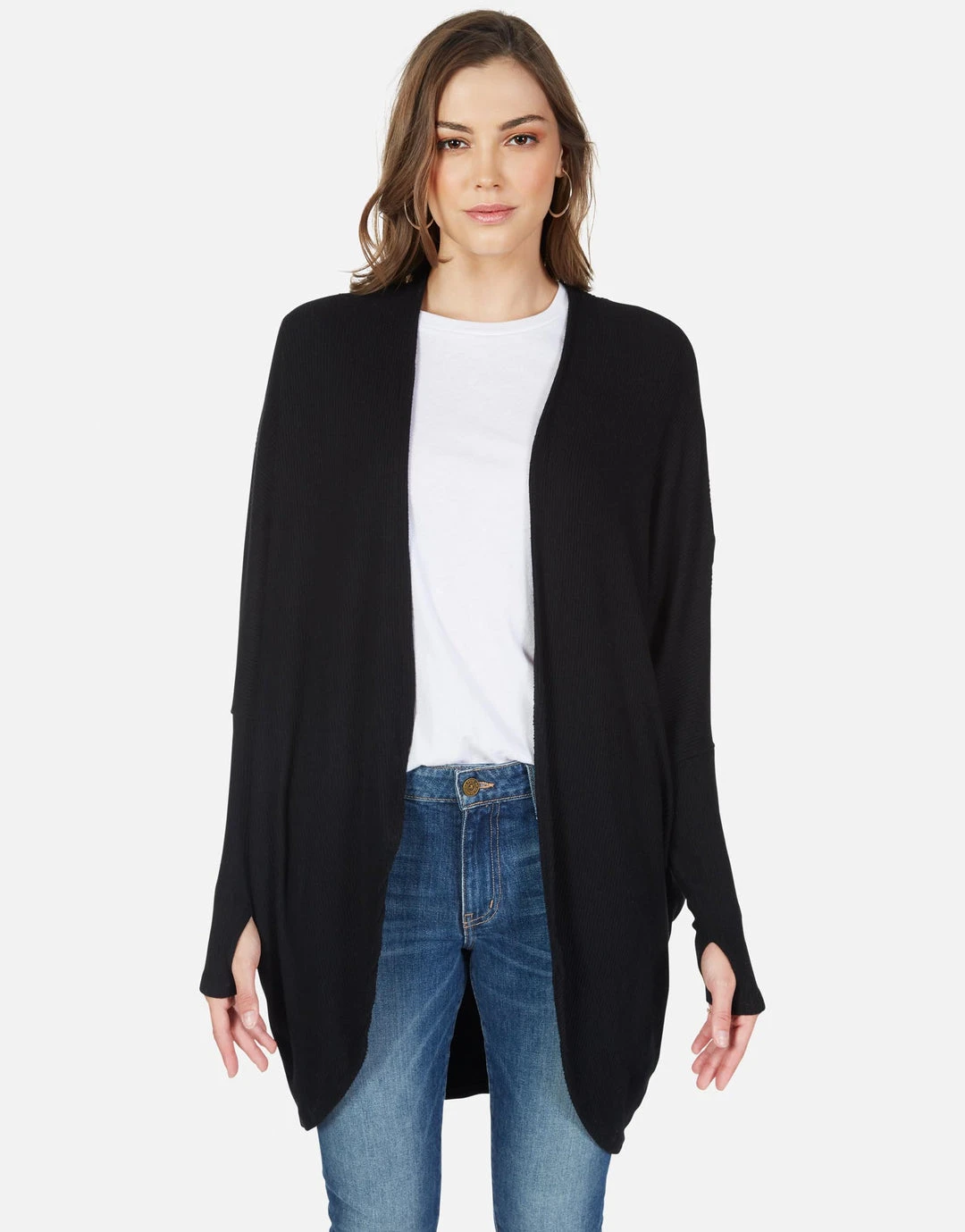 Lauren Moshi Irina Hippie Peace Love Long Sleeve