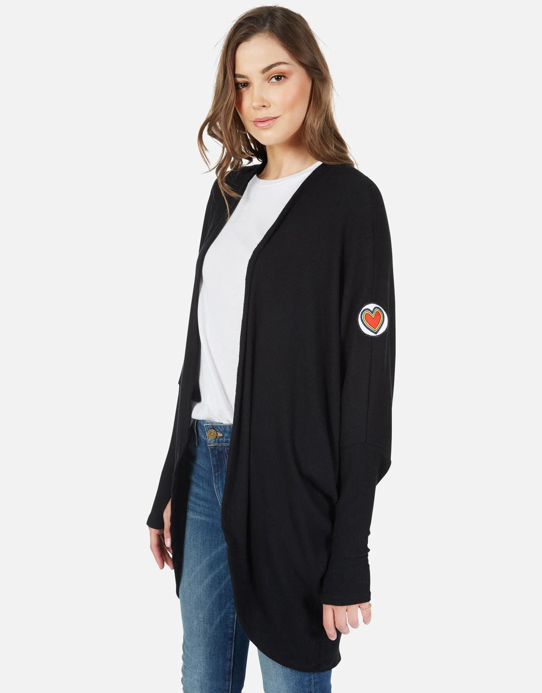 Lauren Moshi Irina Hippie Peace Love Long Sleeve