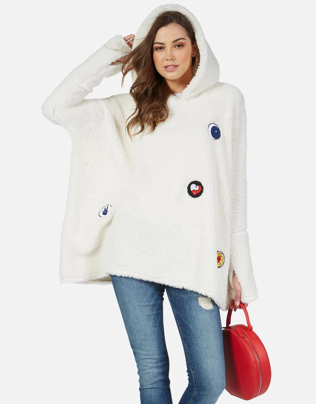 Lauren Moshi Selita Hippie Peace Love Long Sleeve