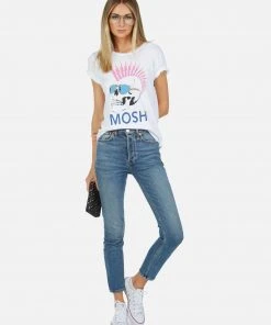Lauren Moshi Short Sleeve Croft Moshi Lightning Skull