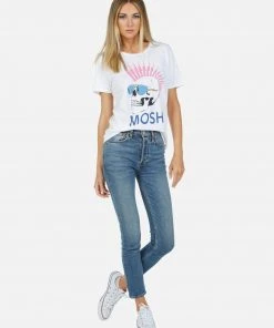 Lauren Moshi Short Sleeve Croft Moshi Lightning Skull