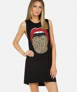 Lauren Moshi Collections Deanna Leopard Tongue