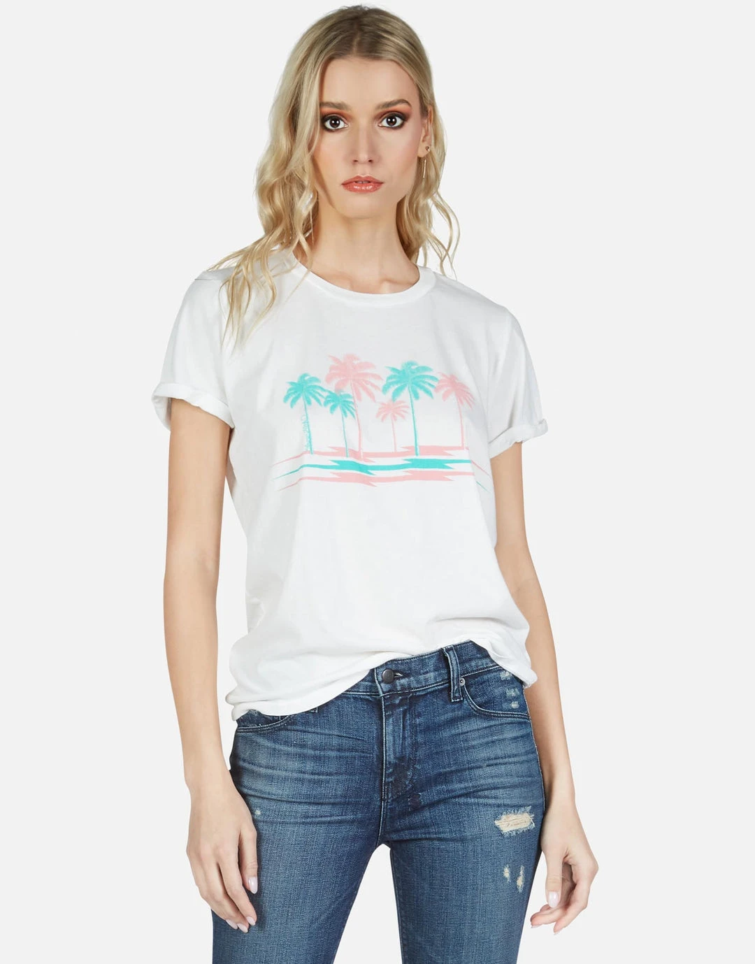 Lauren Moshi LAST CALL Edda Lightning Palm Trees
