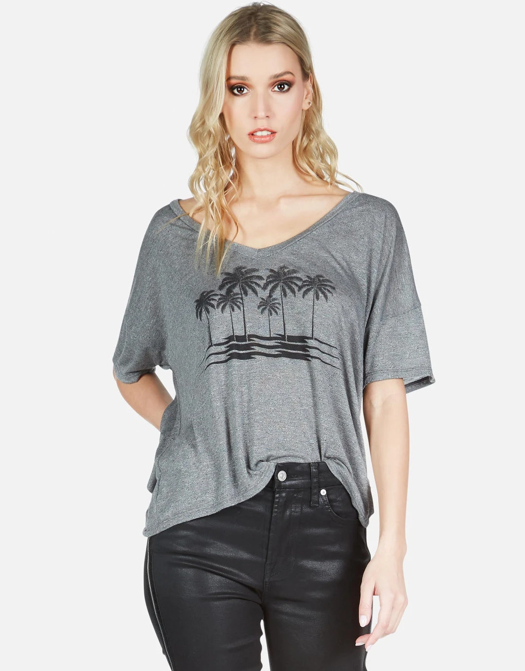 Lauren Moshi Brixton Lightning Palm Trees LAST CALL