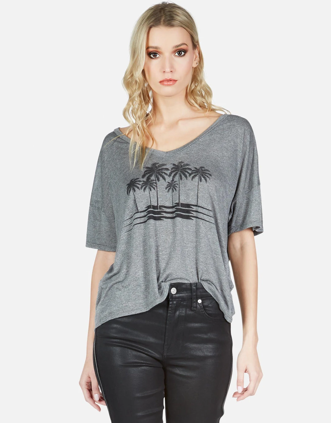 Lauren Moshi Brixton Lightning Palm Trees LAST CALL