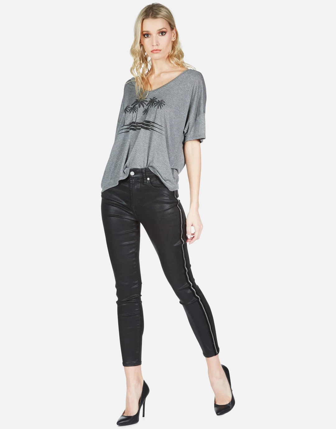 Lauren Moshi Brixton Lightning Palm Trees LAST CALL