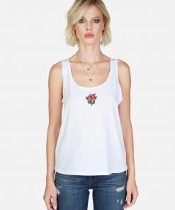 Lauren Moshi Magnolia Lightning Stem Rose Tanks