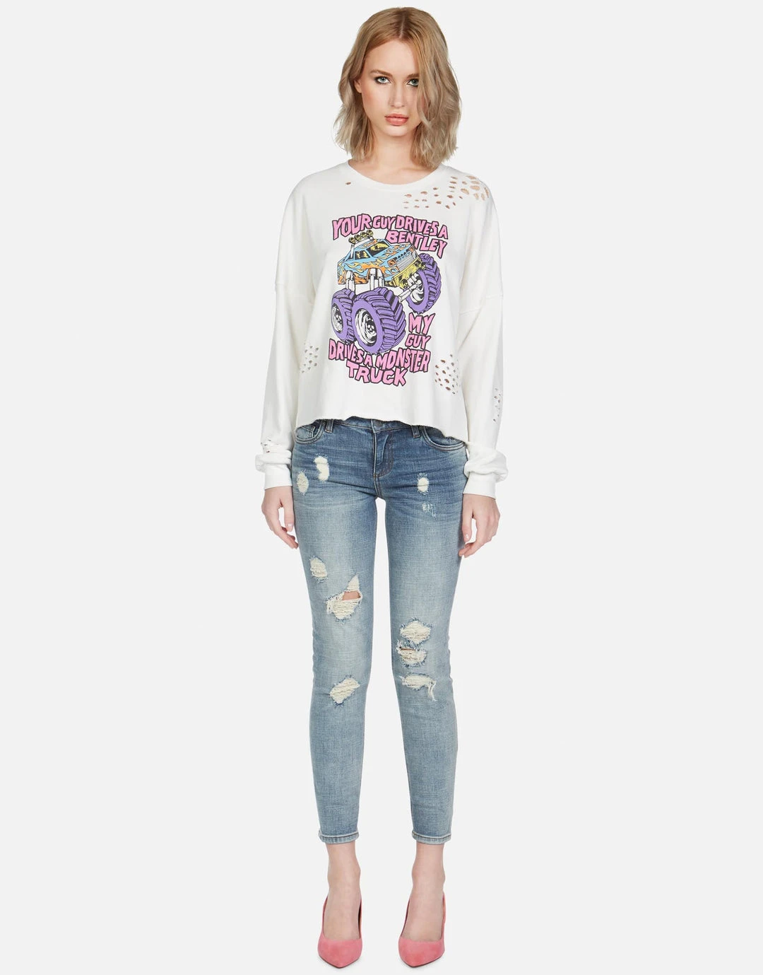 Lauren Moshi Long Sleeve Lee Monster Truck
