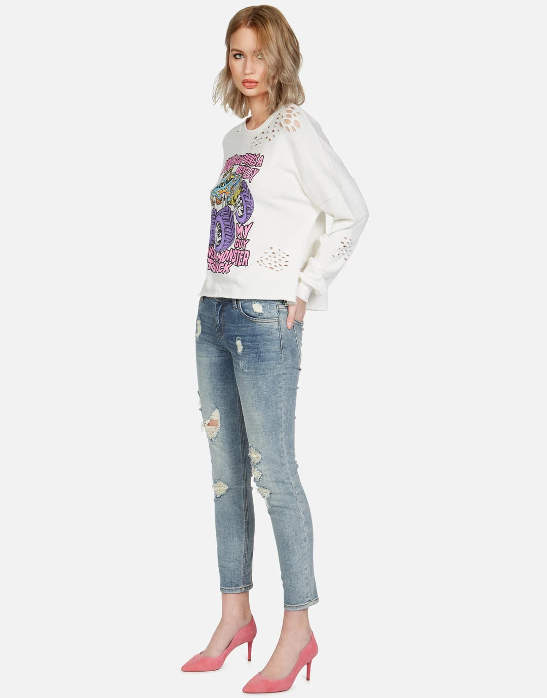 Lauren Moshi Long Sleeve Lee Monster Truck