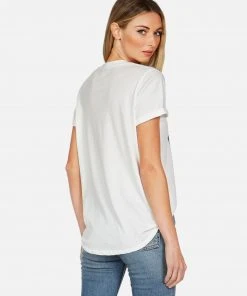 Lauren Moshi Edda Neon Tiger Face Short Sleeve