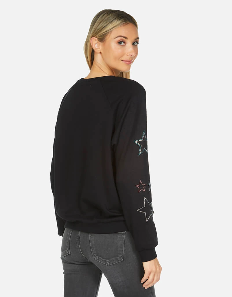 Lauren Moshi Long Sleeve Noleta Crystal Stars