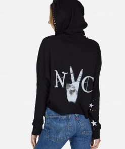 Lauren Moshi Destiny NYC Peace Hand Long Sleeve