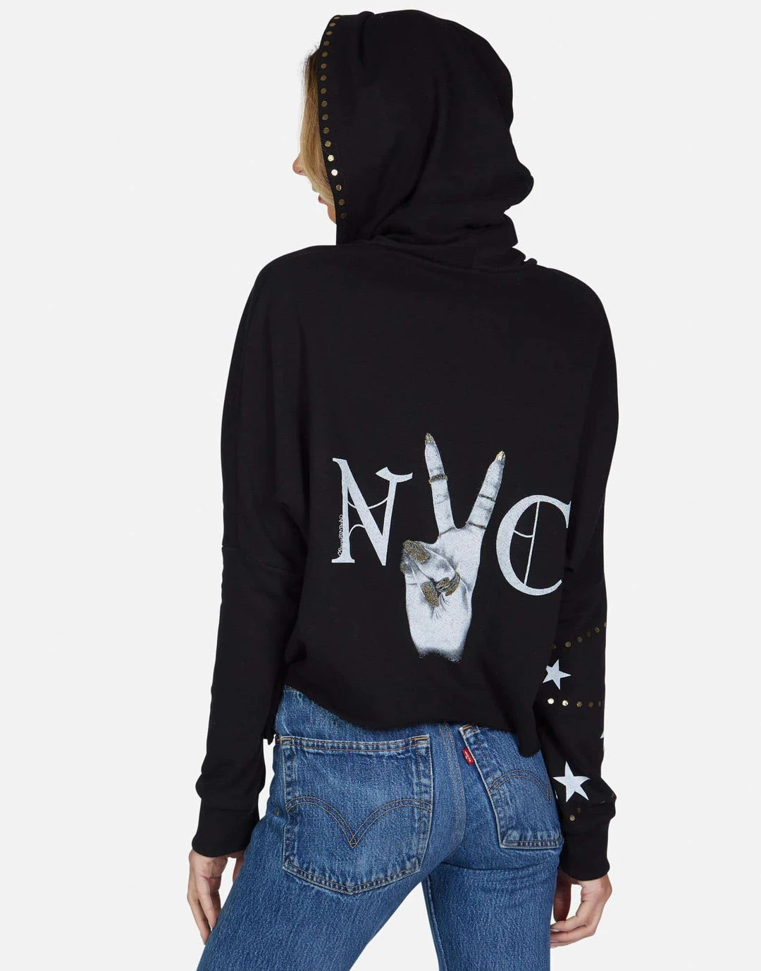 Lauren Moshi Destiny NYC Peace Hand Long Sleeve