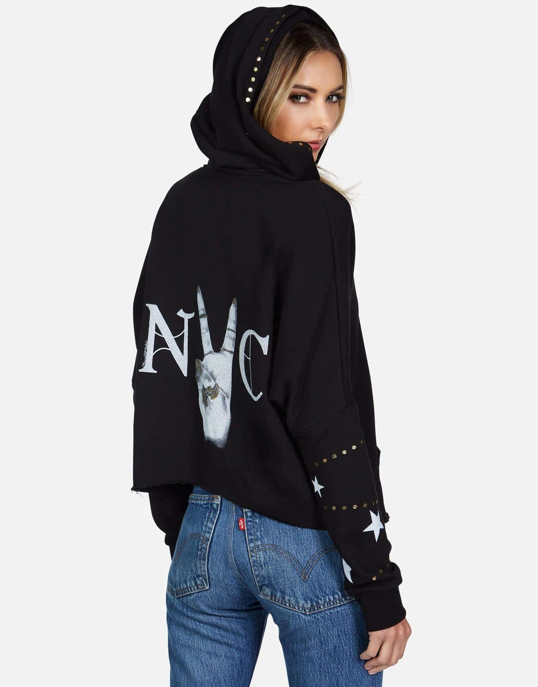 Lauren Moshi Destiny NYC Peace Hand Long Sleeve