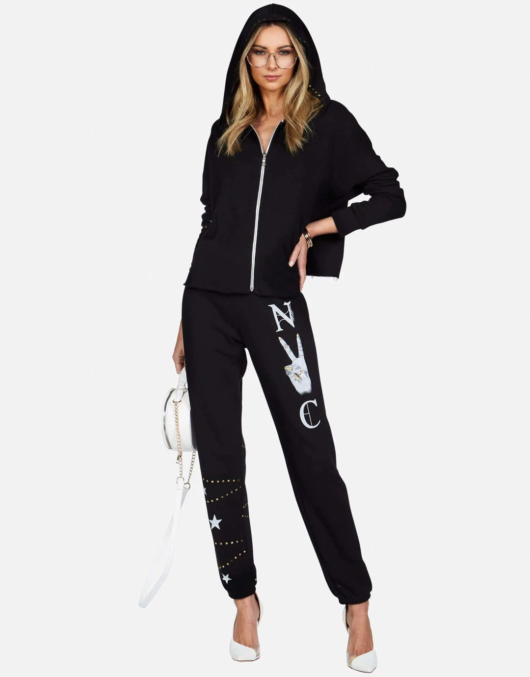 Lauren Moshi Destiny NYC Peace Hand Long Sleeve