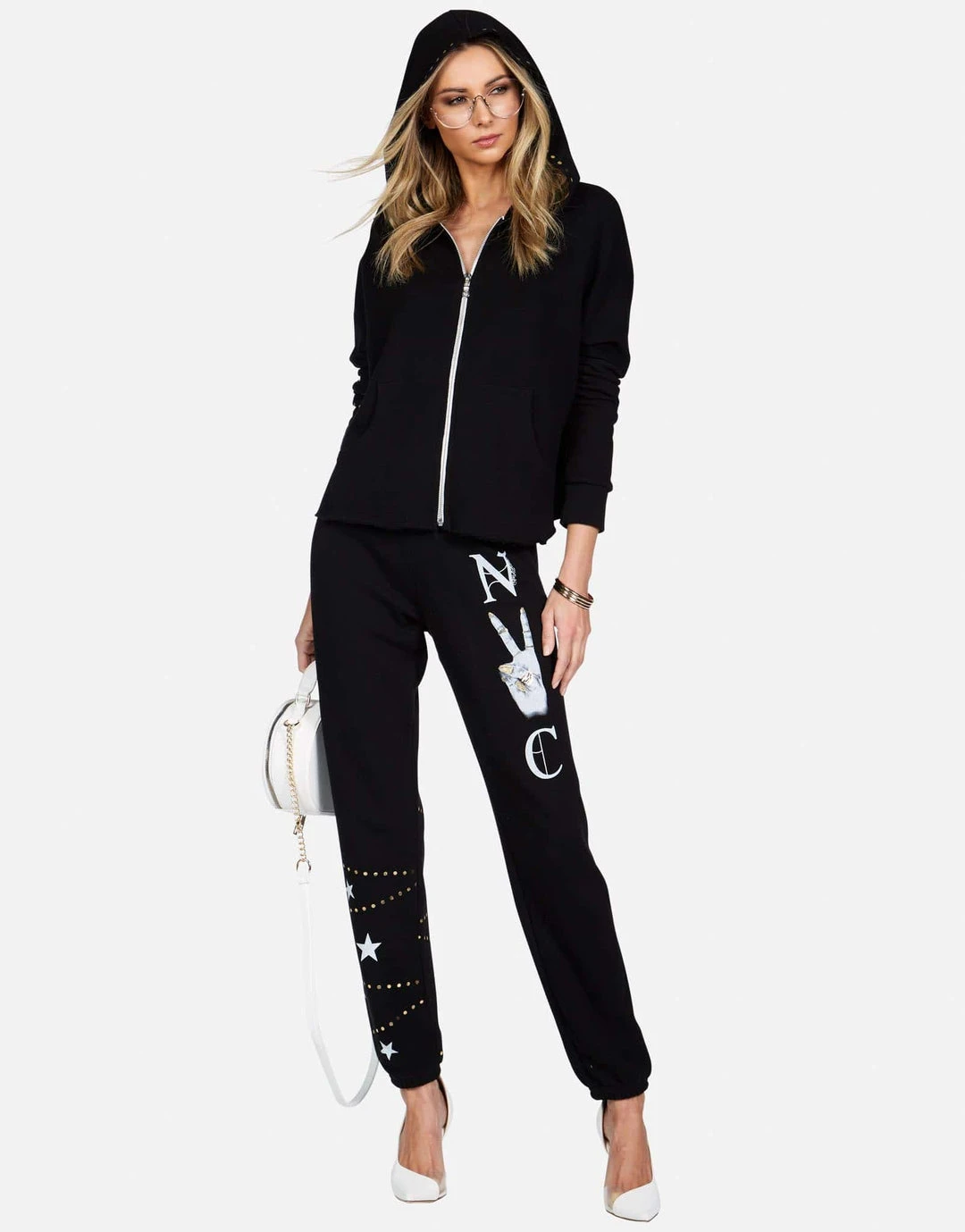 Lauren Moshi Destiny NYC Peace Hand Long Sleeve