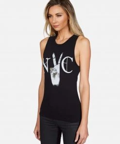 Lauren Moshi Tanks Ashlin NYC Peace Hand