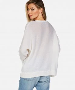 Lauren Moshi Ladona Peace Sign Hand Long Sleeve