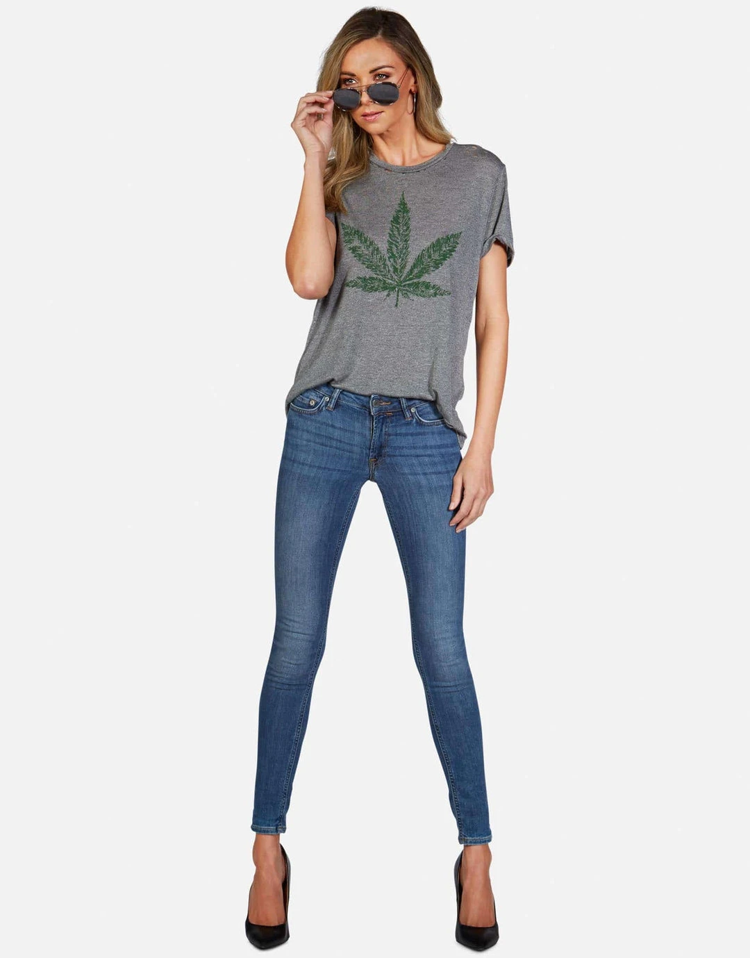 Lauren Moshi Capri Pot Leaf LAST CALL