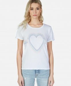 Lauren Moshi Edda Rainbow Heart Outline