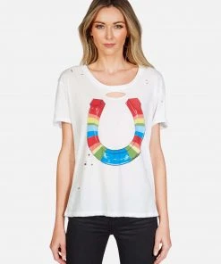 Lauren Moshi Myra Rainbow Horseshoe