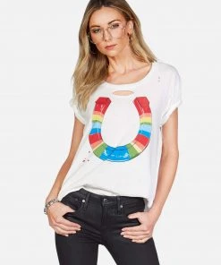 Lauren Moshi Myra Rainbow Horseshoe