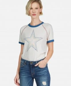 Lauren Moshi Leah Rainbow Star Outline