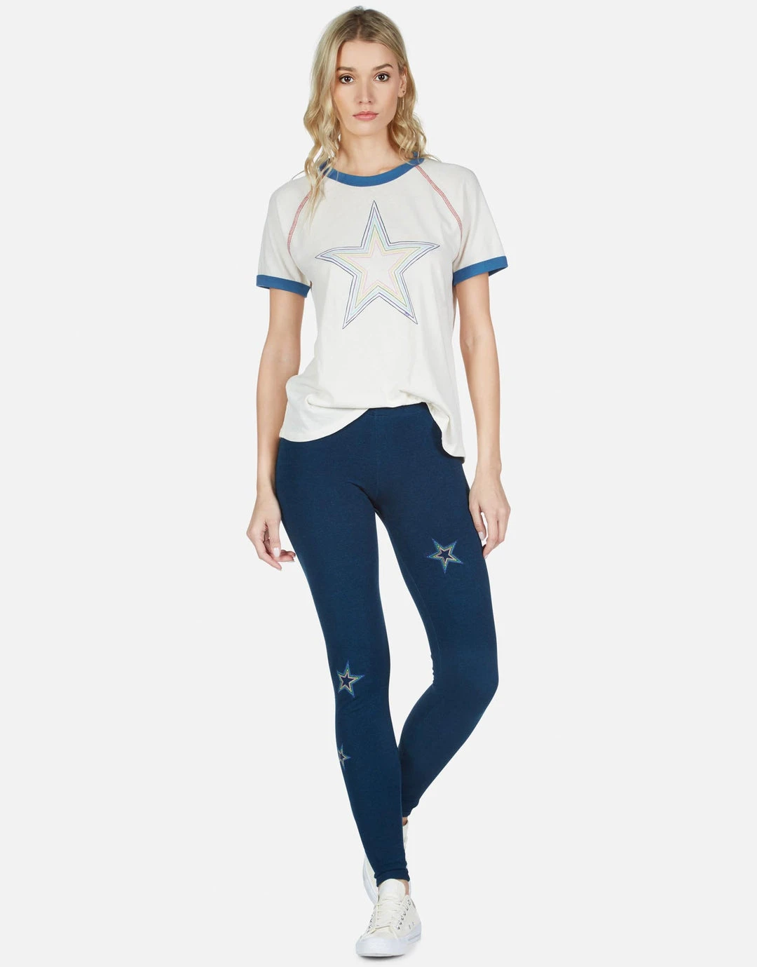 Lauren Moshi Leah Rainbow Star Outline