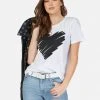 Lauren Moshi Croft Scribble Heart Tops