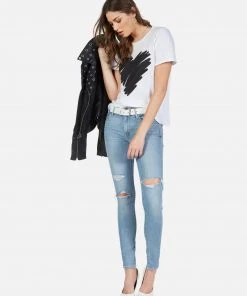 Lauren Moshi Croft Scribble Heart Tops