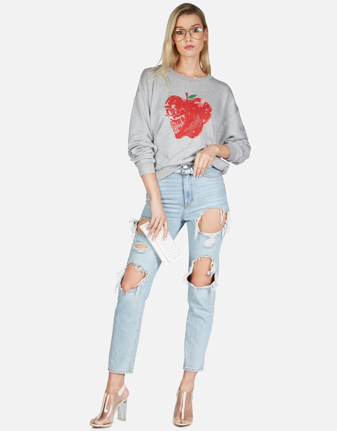 Lauren Moshi Babbs Skull Apple LAST CALL