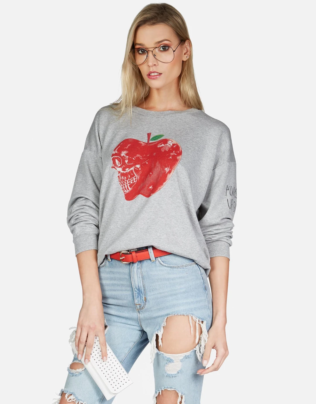 Lauren Moshi Babbs Skull Apple LAST CALL