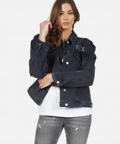 Lauren Moshi Spencer Skull Bone Eye Long Sleeve