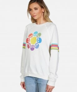 Lauren Moshi Anela Skull Flower Long Sleeve