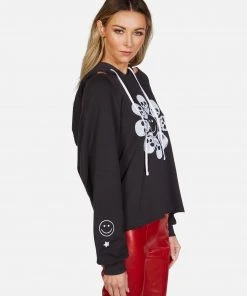Lauren Moshi Long Sleeve Autumn Happy Skull Flower