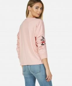 Lauren Moshi Luella Spray Kiss Long Sleeve