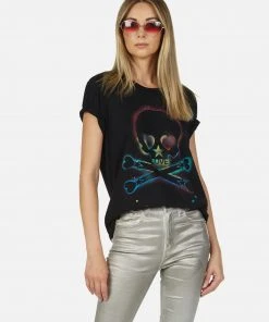 Lauren Moshi Wolf Spray Love Skull